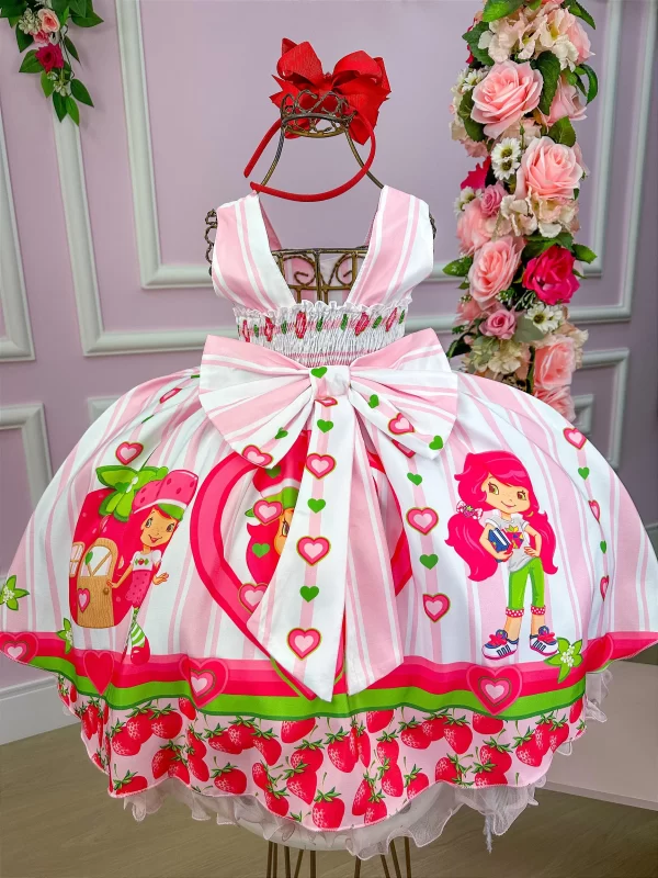 Vestido Infantil Temáticos da Moranguinho - Image 3