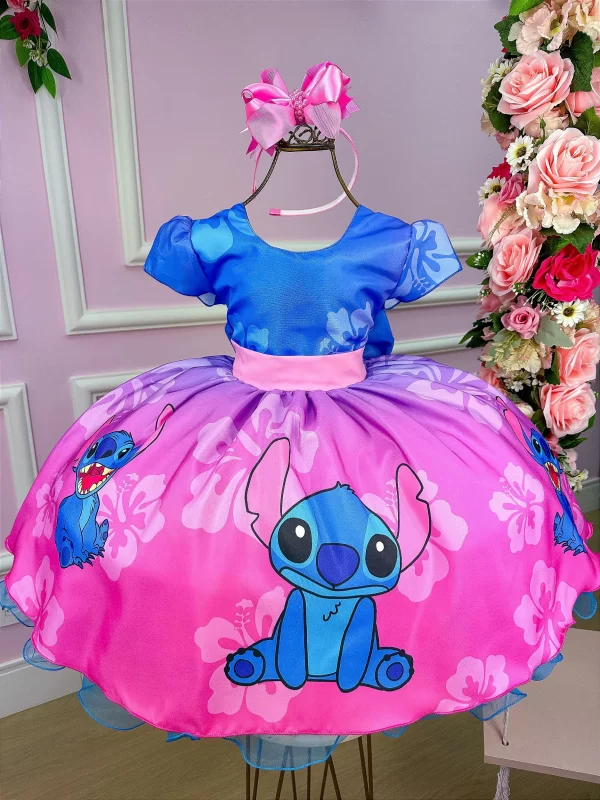 Vestido Infantil Temáticos da Gigi Lilo e Stitch - Image 2