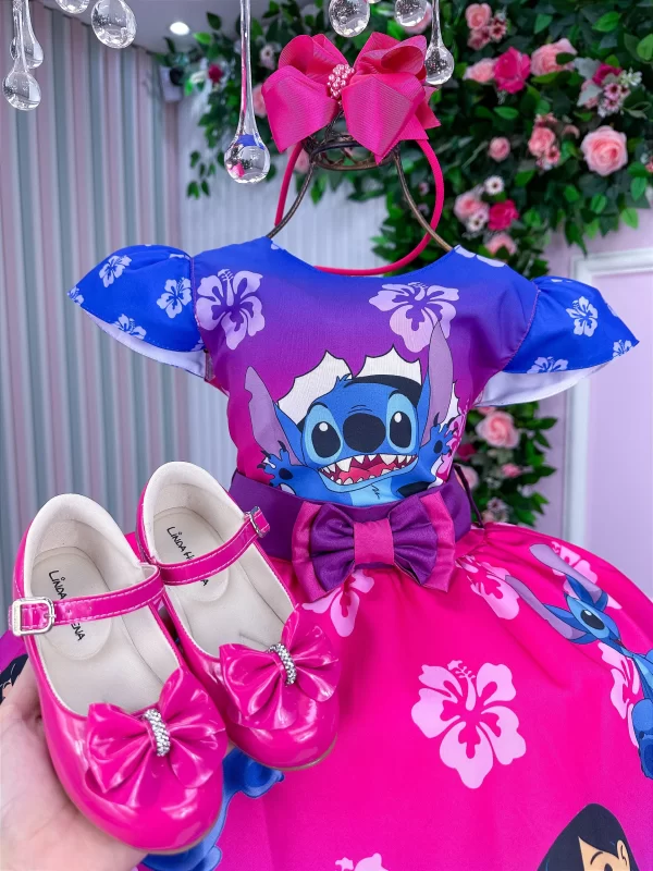 Vestido Infantil Temáticos da Gigi Lilo e Stitch - Image 7